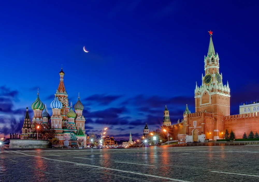 Фото на стекле "Красная площадь"