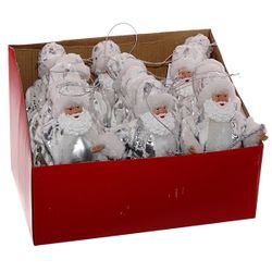 GAEM Украшение новогоднее "Дед Мороз" (блок 12 шт), L10 W4 H16 см, 2в.