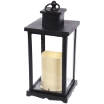 Сувенир с подсветкой «Волшебная свеча» 13*13*29 см (работает от 3*ААА), Черный