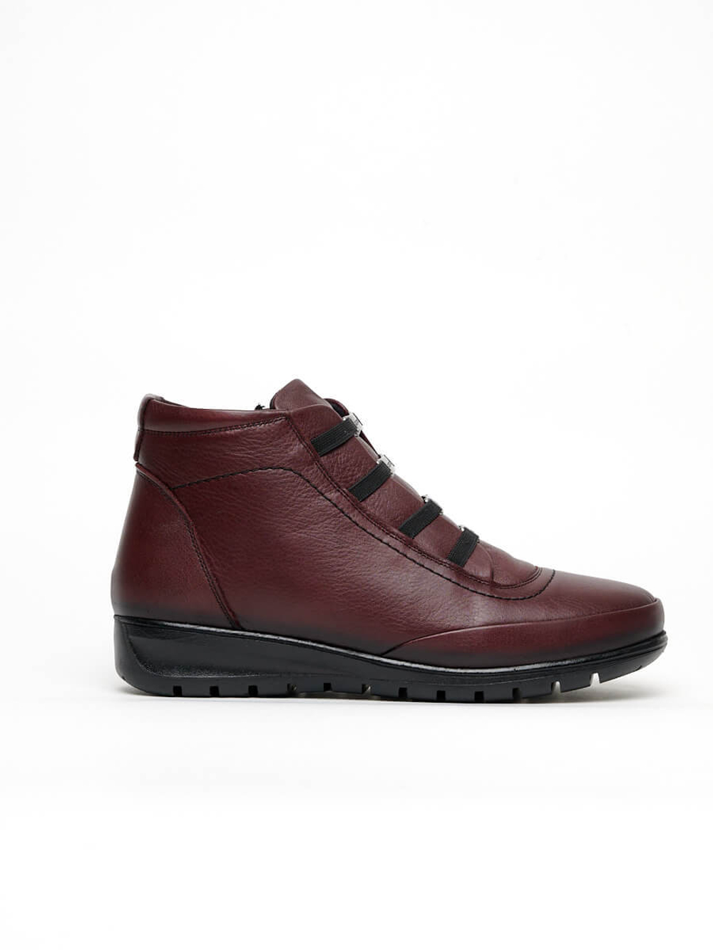 Ботинки женские анатомические, цвет бордовый, 7119 FOOTWELL Bordo (Размер: 48)