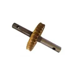 Вал нижний с шестерней (бронза) редуктора № 4 (27 зубов) на Тарпан