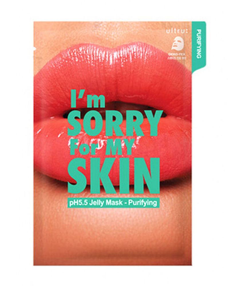 ULTRU I&#39;m Sorry For My Skin pH5.5 Jelly Mask - Purifying