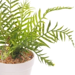 Цветок искусственный в горшке «Папоротник» 24см