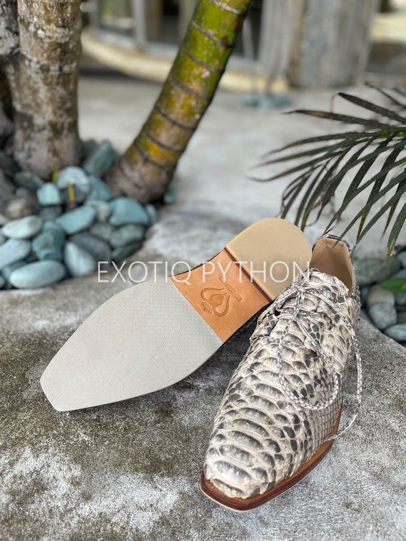 Мужские туфли из кожи питона  SH-162