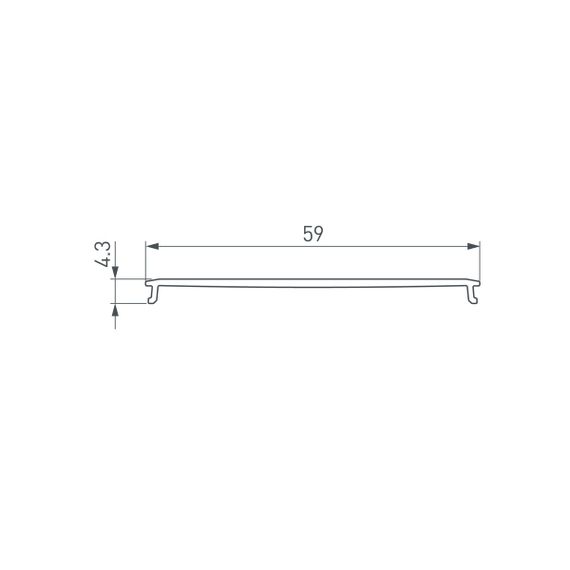 Рассеиватель Arlight Line-6070-2000 Opal 046404