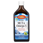 Carlson, MCT и омега-3, натуральный лимон и лайм, 500 мл (16,9 жидк. унц.)