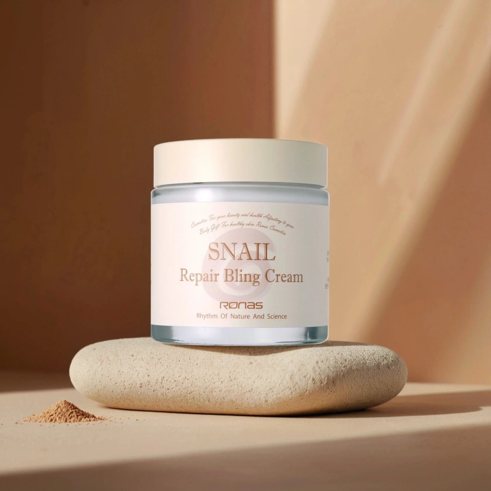 Ronas Крем для лица с муцином улитки - Ronas Snail Repair Bling Cream, 100 мл