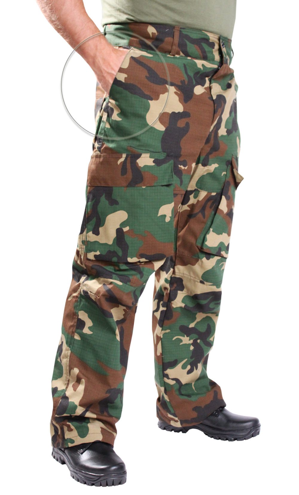 Брюки Нато Рип-стоп цв.зеленый КМФ