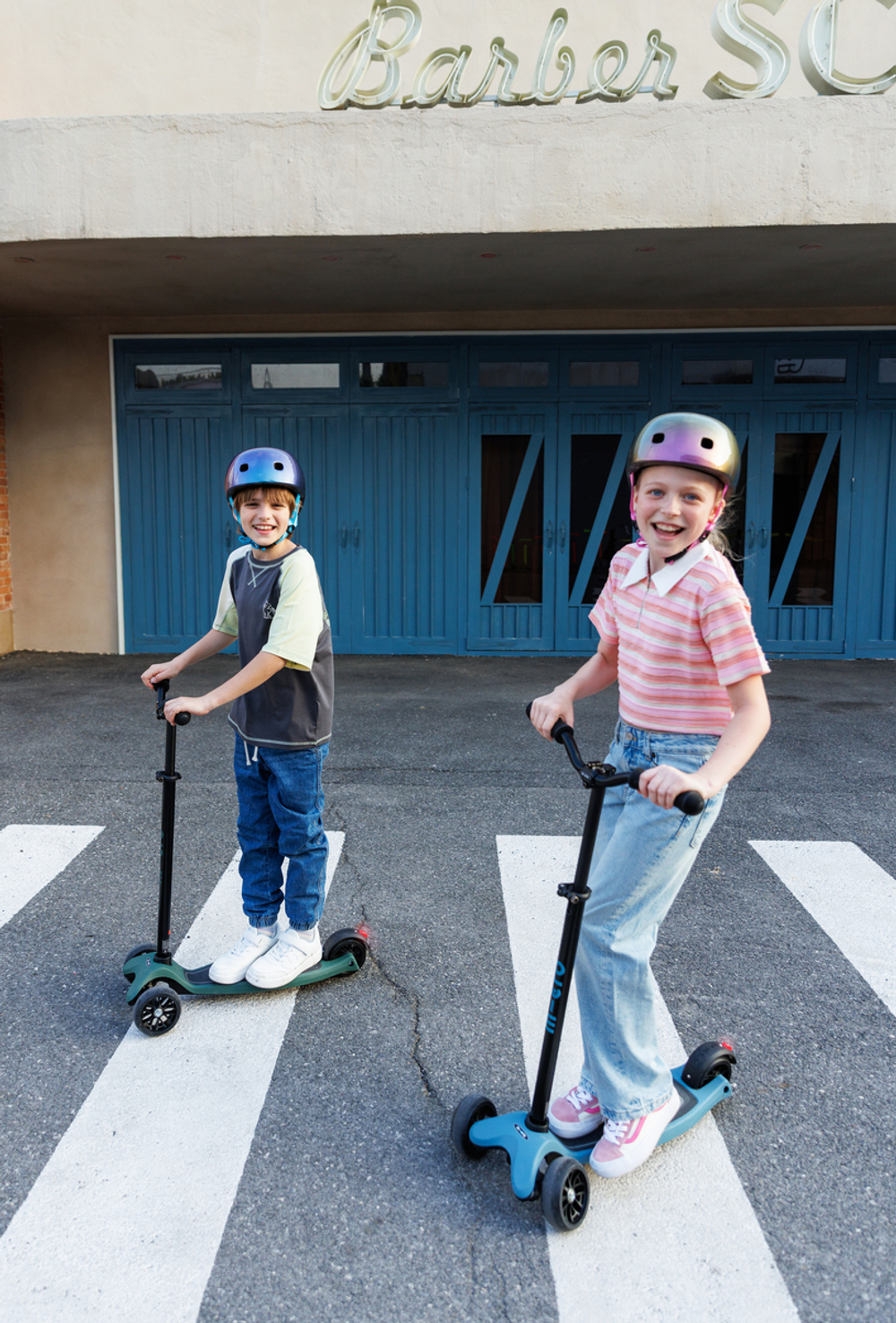 Самокат Micro Kickboard Reloaded, оливковый