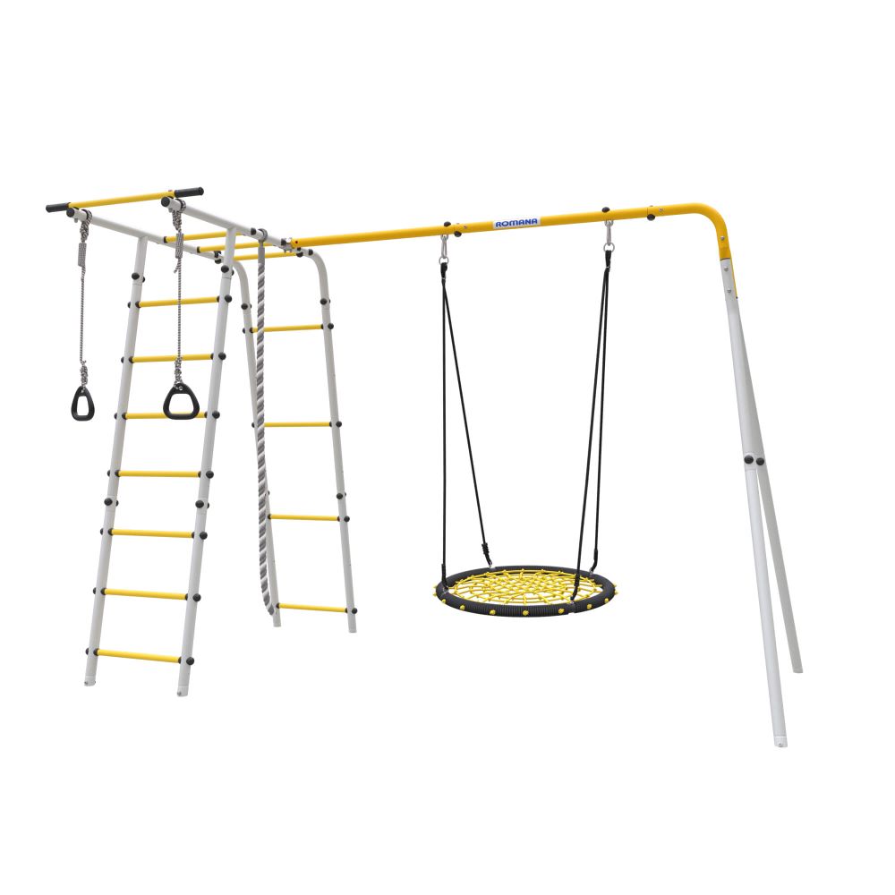 ROMANA Полянка Плюс 2 (желтый/серый) (с сеткой-гнездом 100см)