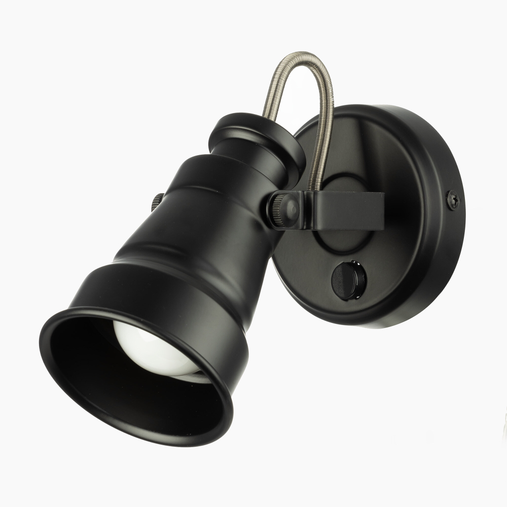Citilux Бейкер CL541511 Спот поворотный с выключателем Чёрный