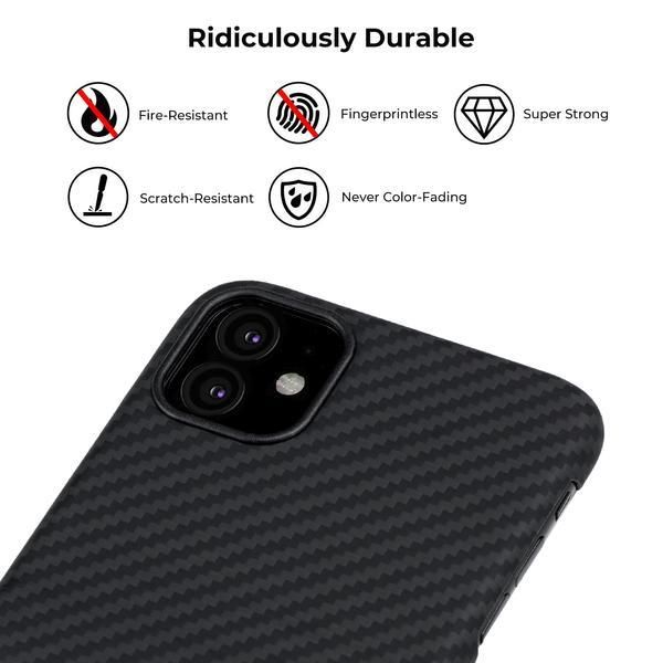 Чехол Pitaka MagEZ Case для Apple iPhone 11 (Black/Gray Twill)