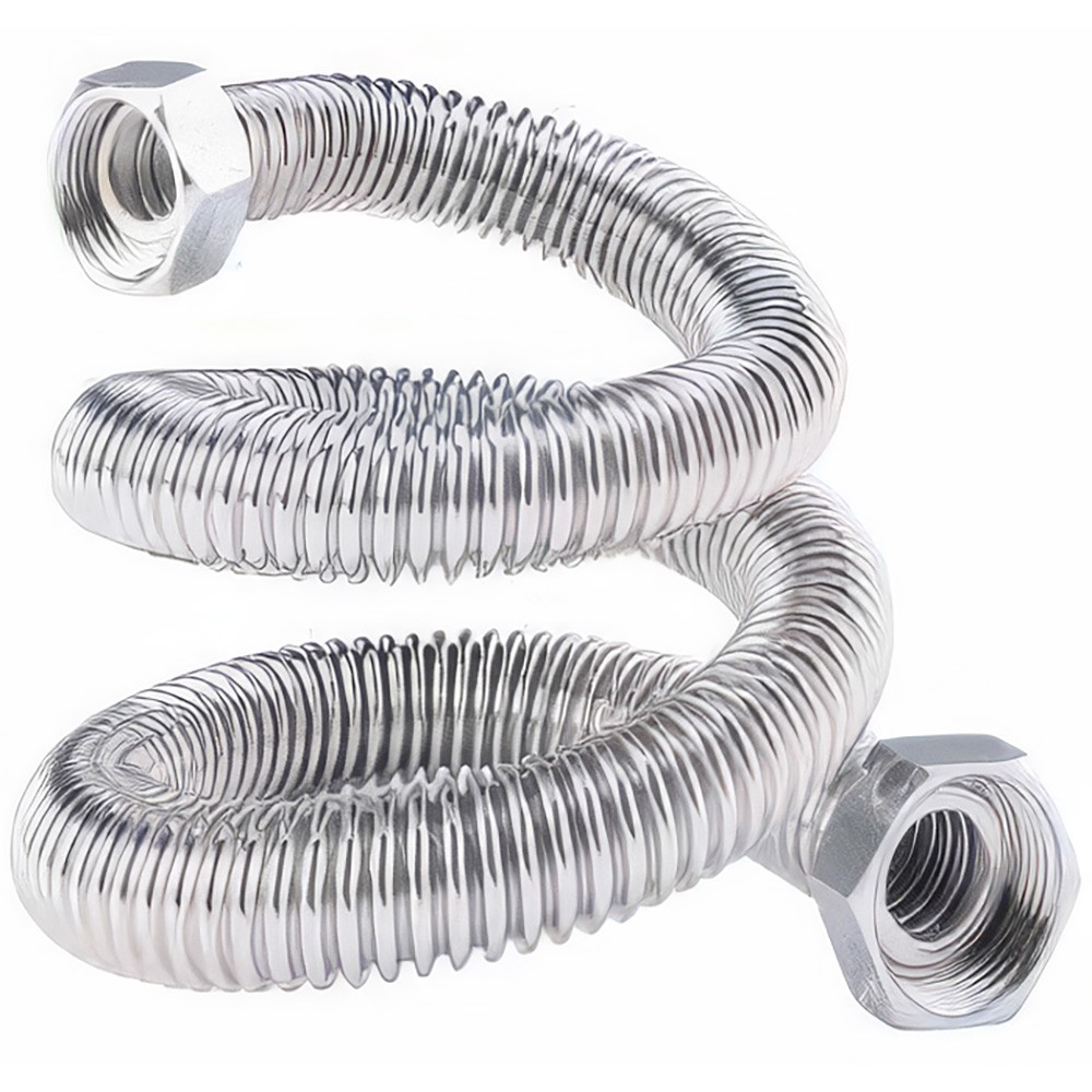 Подводка Lavita д/воды из нерж. гофр трубы 3/4"х3/4" гайка-гайка 100 см, HF16A-1000L