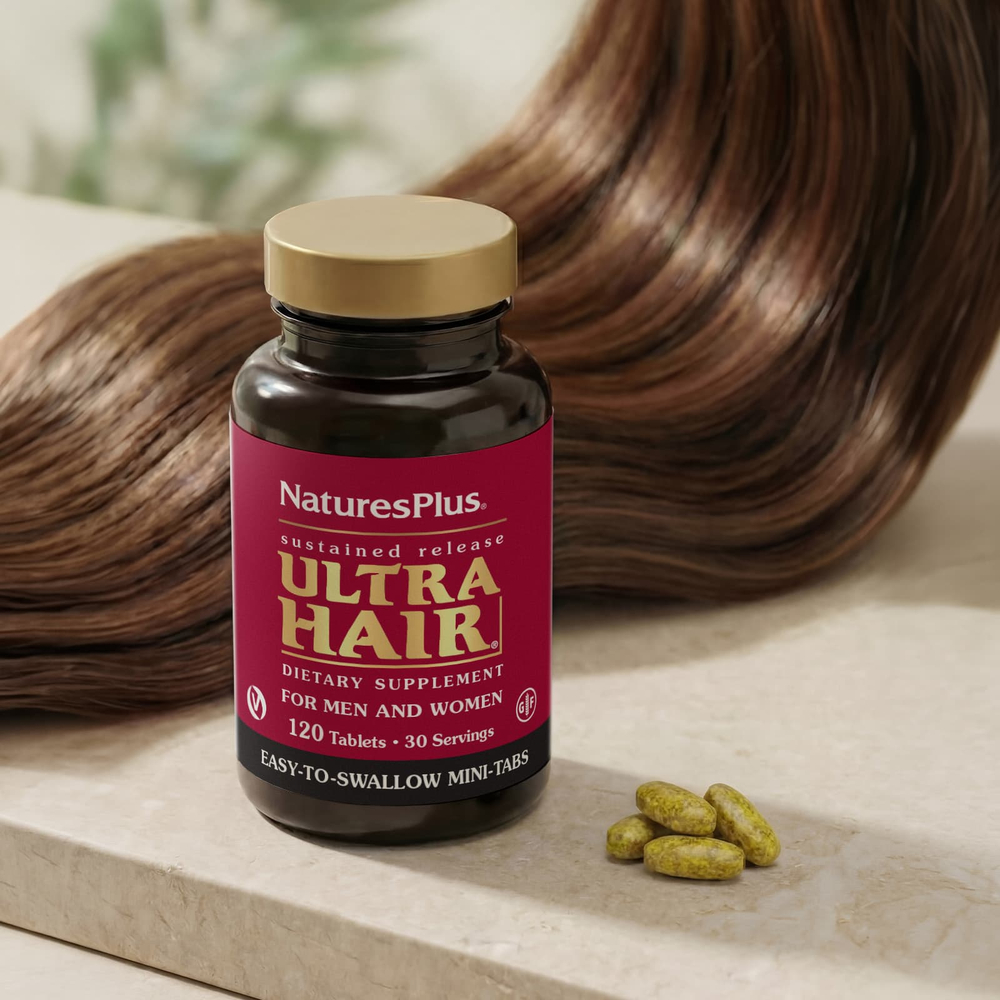 NaturesPlus, Ultra Hair®, для мужчин и женщин, 120 таблеток