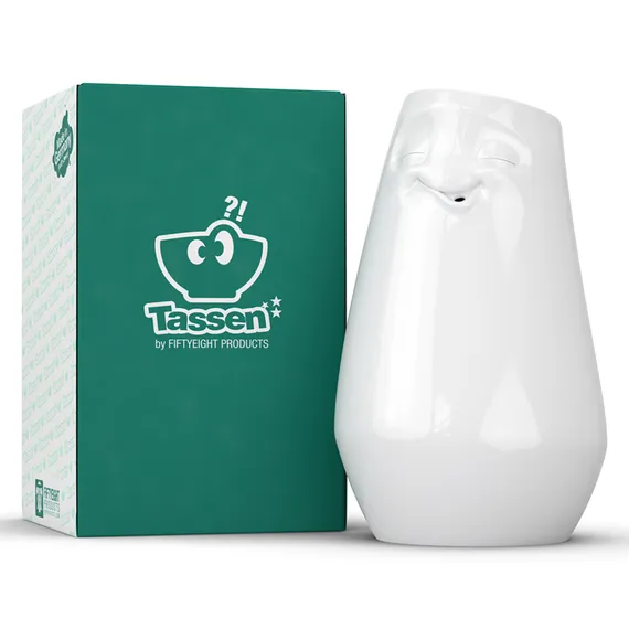 Ваза Tassen Laid Back 25 см белая