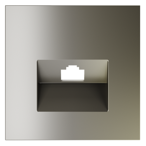 Накладка для розетки компьютерной RJ45 кат.6, S70 (шелк)