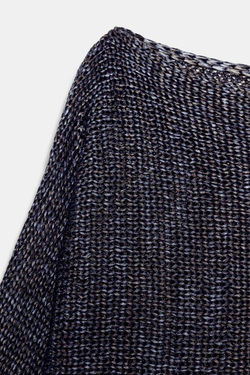 ZARA СВИТЕР С ШИРОКИМИ РУКАВАМИ, СИНИЙ/ЧЕРНЫЙ