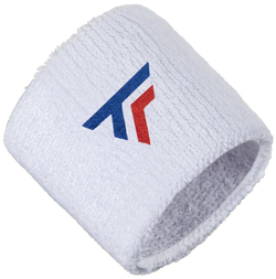 Напульсник теннисный Tecnifibre Wristbands 2P - белый