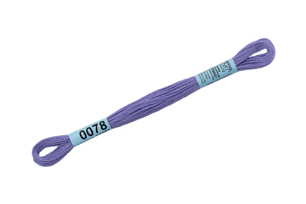 Мулине "Gamma" , 100% хлопок, 8 м, №0078