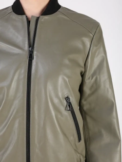 Кожаная куртка демисезонная Турция бомбер