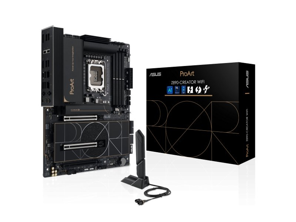 Материнская плата Asus Proart Z890-Creator Wifi, Socket LGA 1851, Intel Z890, ATX, RTL [90MB1JD0-M0EAY0]