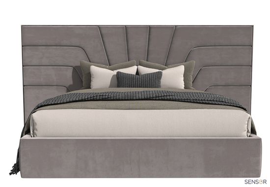 Кровать Интерио с широким изголовьем