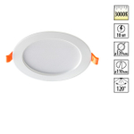 357573 SPOT NT18 503 белый Встраиваемый светильник IP20 LED 3000K 10W 175-265V LUNA