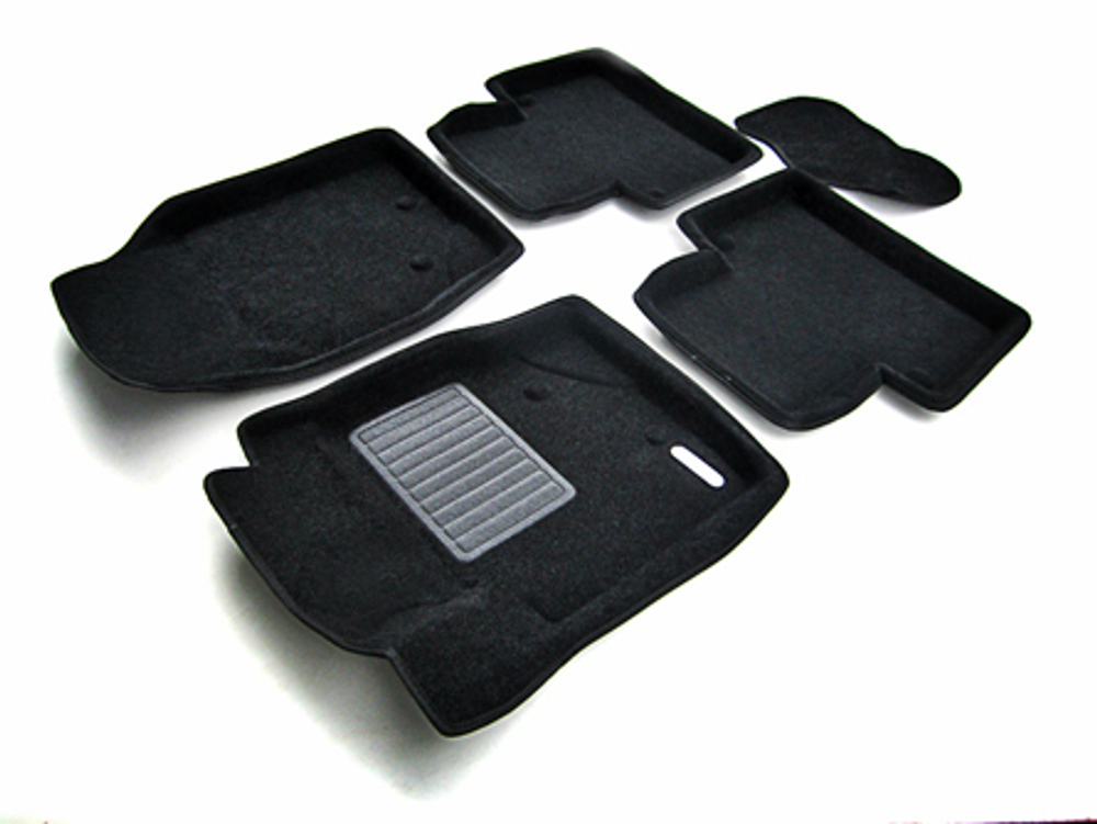 Коврики салона для VOLVO XC 90 (2002-2014) Euromat 3D Business черные. Арт. EMC3D-005508