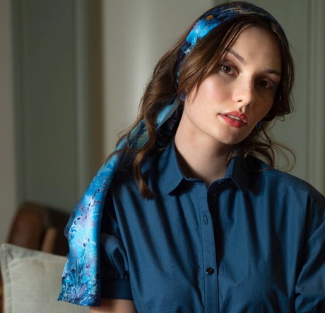 Платок 105х105 Petrusse Reve Bleu