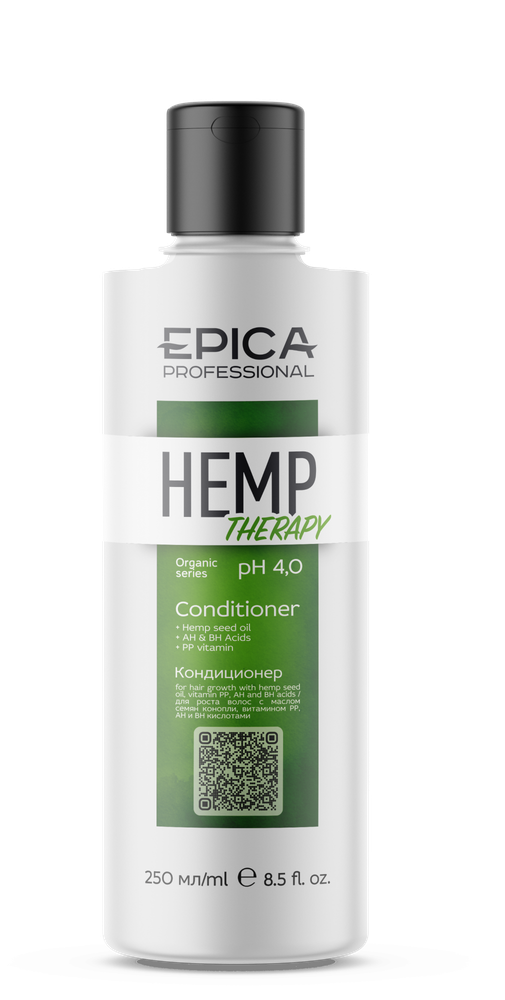 Кондиционер EPICA Professional Hemp therapy ORGANIC для роста волос 250мл