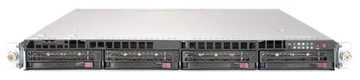 Сервер Supermicro SuperServer 6019U-TRT без процессора/без ОЗУ/без накопителей/количество отсеков 3.5" hot swap: 4/2 x 750 Вт/LAN 10 Гбит/c