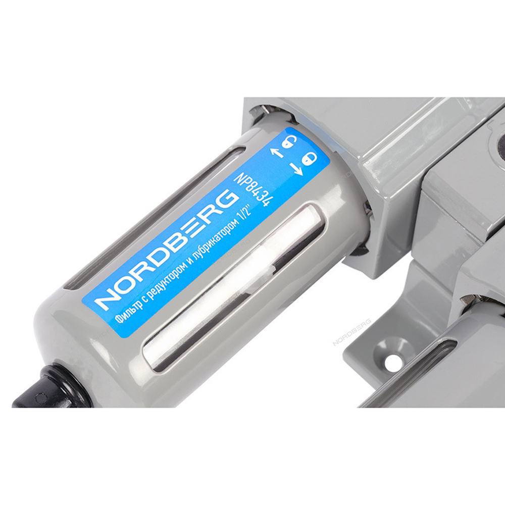 NORDBERG PRO (NP8434) Фильтр воздушный с редуктором и лубрикатором 1/2"