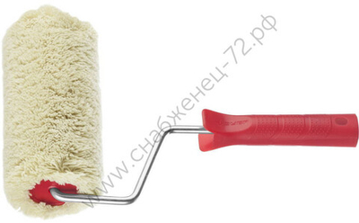 ЗУБР СИНТЕКС 240 мм, ворс 18 мм, полиакрил, Малярный валик с ручкой, ЭКСПЕРТ (03506-25)