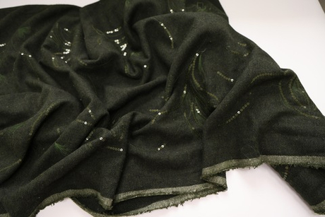 Твид с пайетками