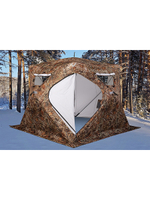 Палатка для зимней рыбалки HIGASHI Camo Pyramid Hot DC