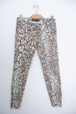 Лосины Zara орнамент чешуи 44-46 размер