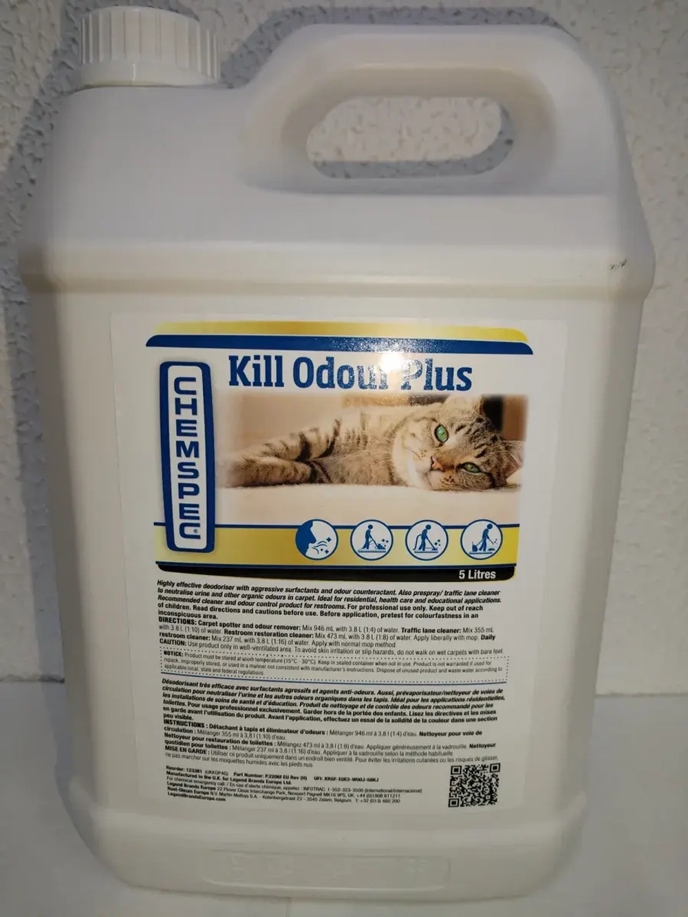 Kill Odor Plus Chemspec выведения пятен и запахов, 5 л