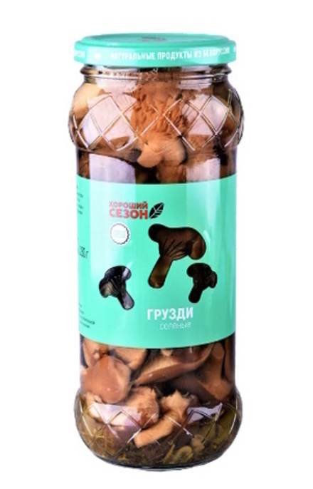 Грузди соленые 530г. Хороший сезон