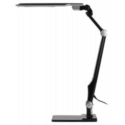 Настольный светильник ЭРА NLED-497-12W-BK светодиодный на струбцине и с основанием черный