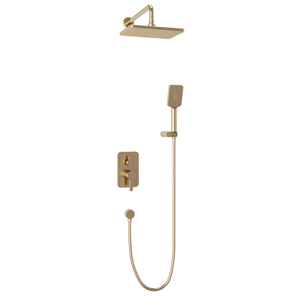 Встраиваемая душевая система VERONA brushed gold