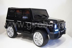 Детский электромобиль River Toys Mercedes-Benz-G65-AMG черный