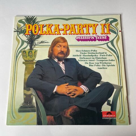 Винтажная виниловая пластинка LP James Last Джеймс Ласт Polka Party II Полька Пати (Germany 1972)