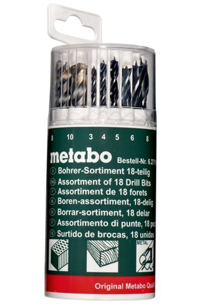 Набор сверл Metabo 18 шт  (27190)