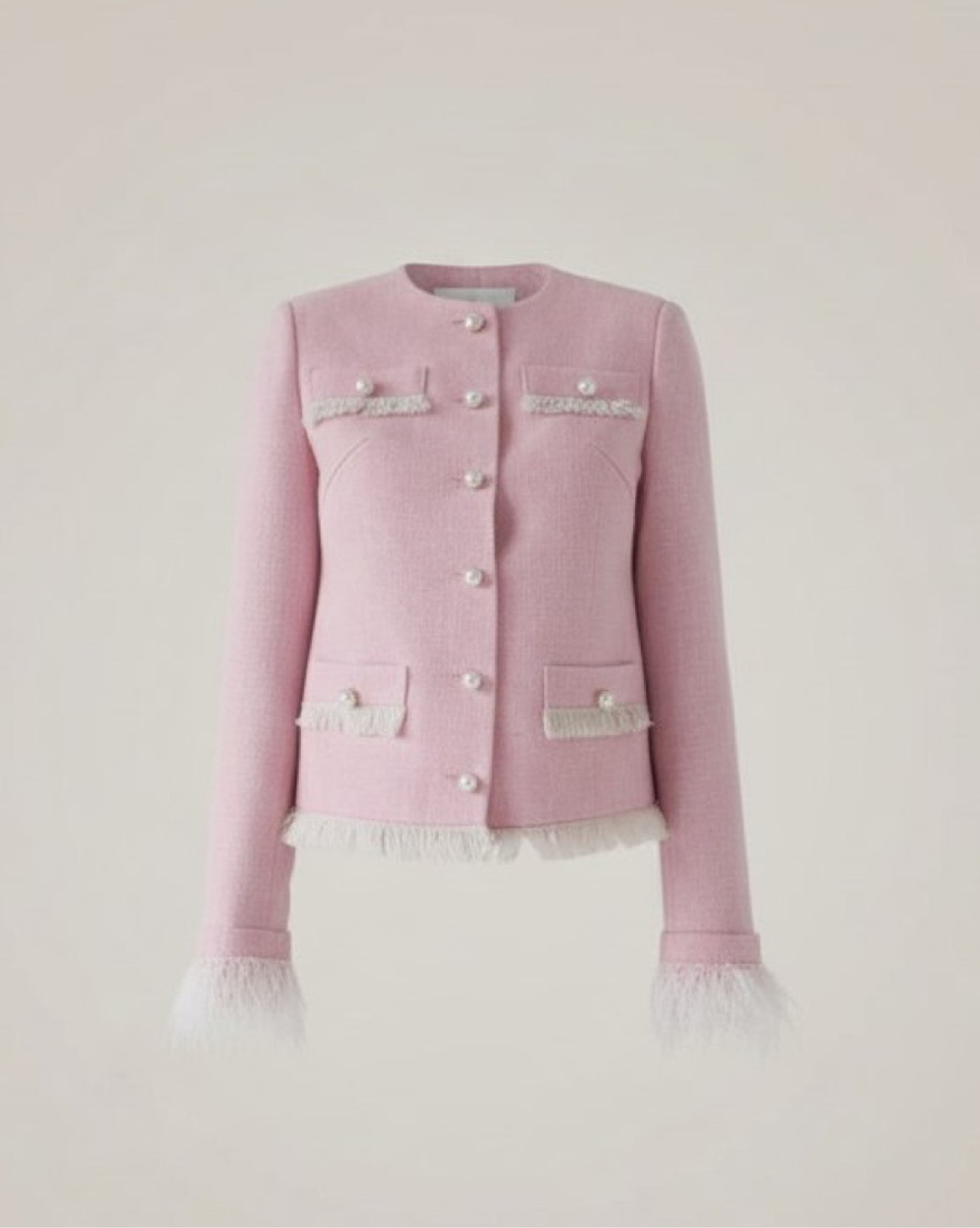 Жакет в розовом
