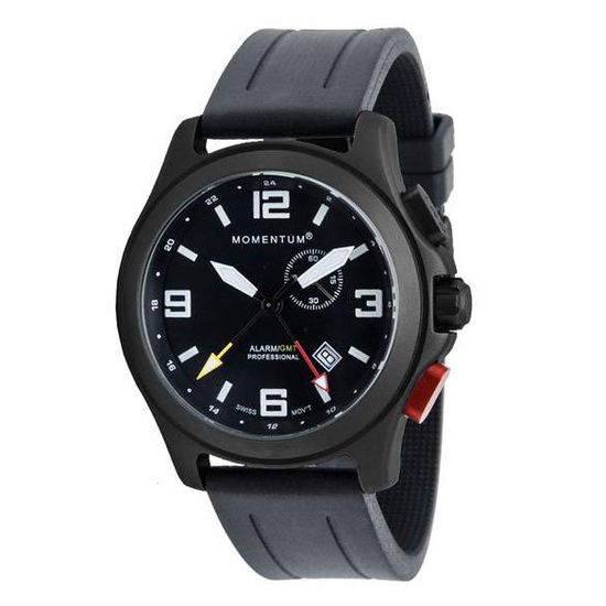 Канадские часы Momentum VORTECH GMT ALARM Black ION 1M-SP62BS1B