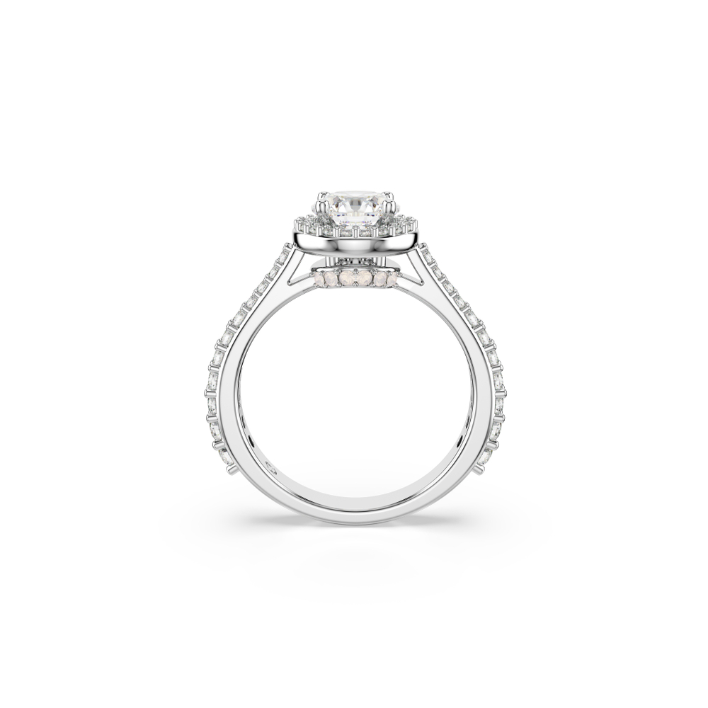 RE UNA:RING RND ANGELIC WHITE/RHS 55