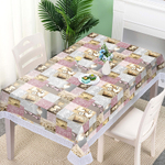 Скатерть 152*152см ПВХ на тканевой основе, BZ-DMT-Y152152