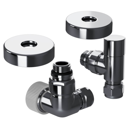 Набор термостатический трехосевой Royal Thermo Design Pro 15мм М30х1,5 (Хром)