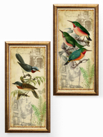 Картины на стену для интерьера в раме набор 2 шт