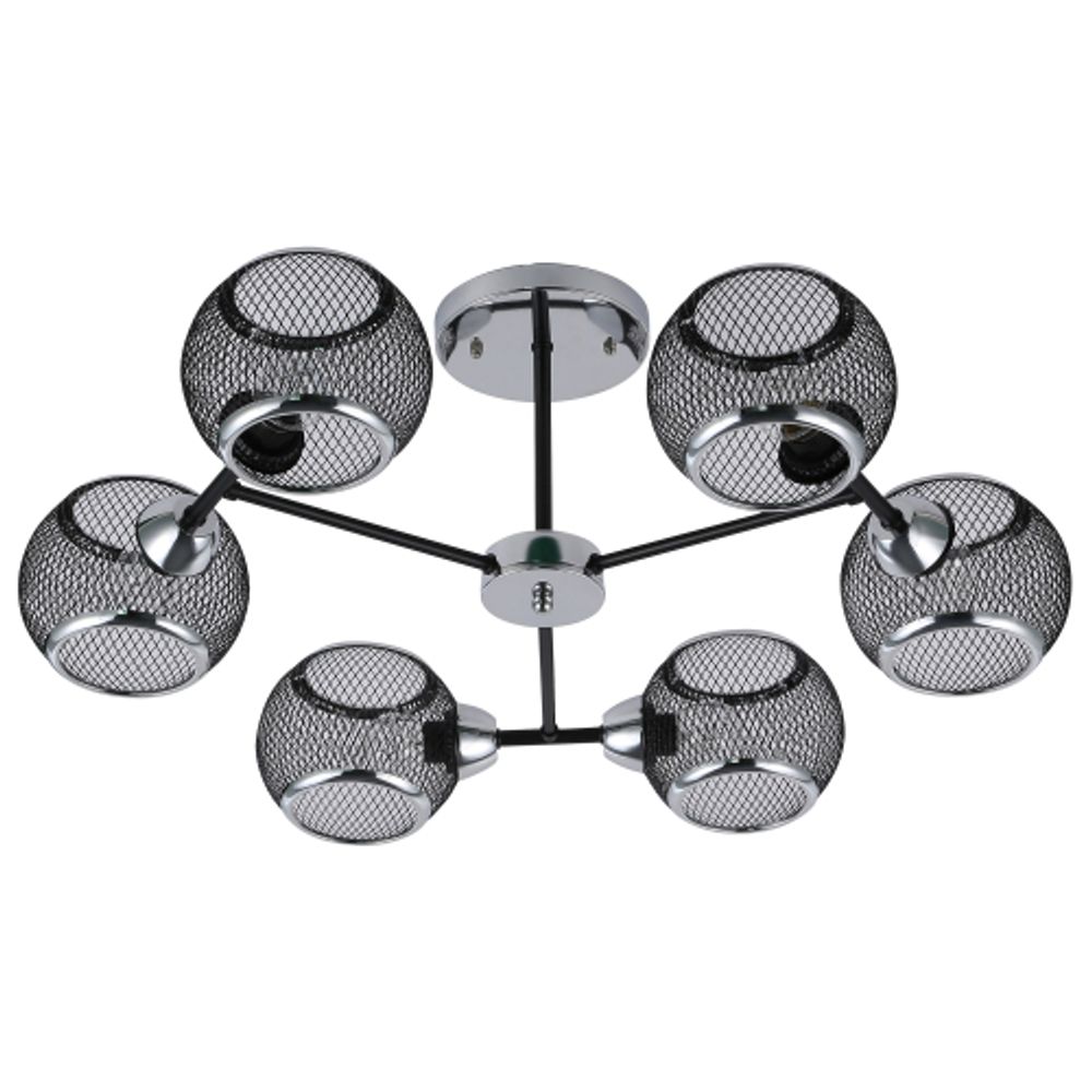 Люстра Rivoli Morrigan 9143-306 6 х Е27 40 Вт модерн